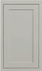 Stonewash Grey shaker inlay cabinet door