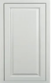 Heirloom White raised panel inset cabinet door